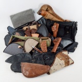 Assorted Gun Cases & Leather Holsters