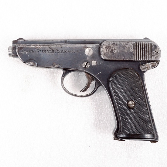 VERY RARE! WWI Jager Pistole 7.65 Pistol (C) 5773