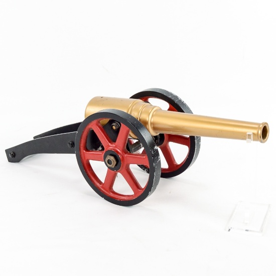 Breech Load 16" Barrel Mini Cannon On Carriage