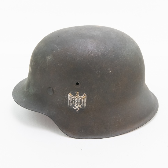 WWII German Army Double Eagle M-42 Helmet