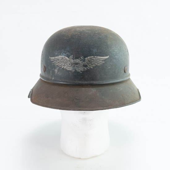 WWII German Luftschultz Gladiator-Style Helmet