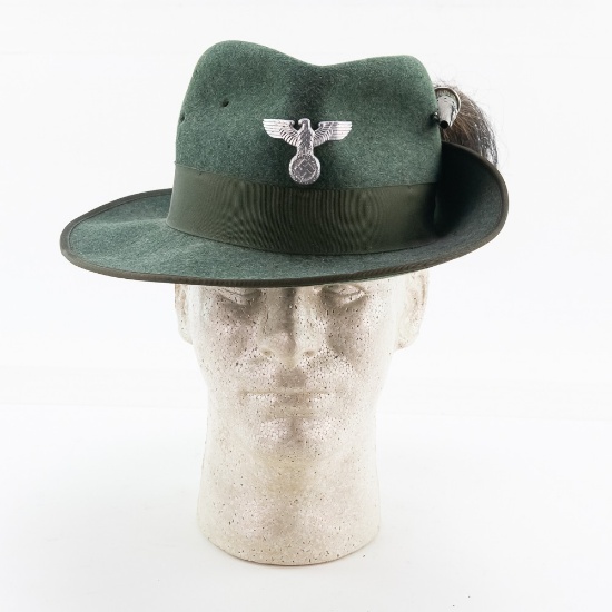 WWII German Hunting Association Hat-Falconer