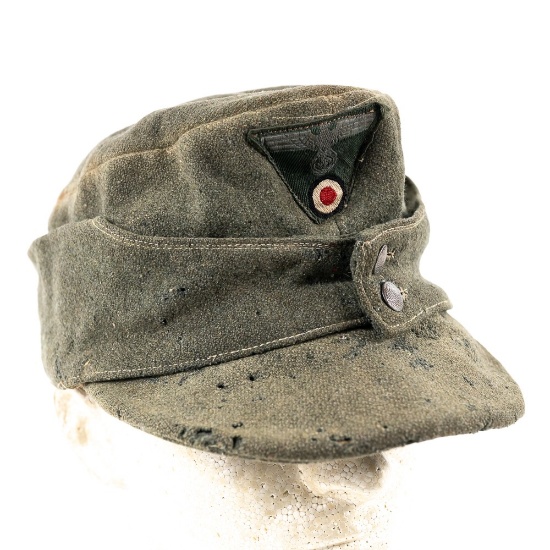 WWII German Army EM Wool M-43 Cap-2 button