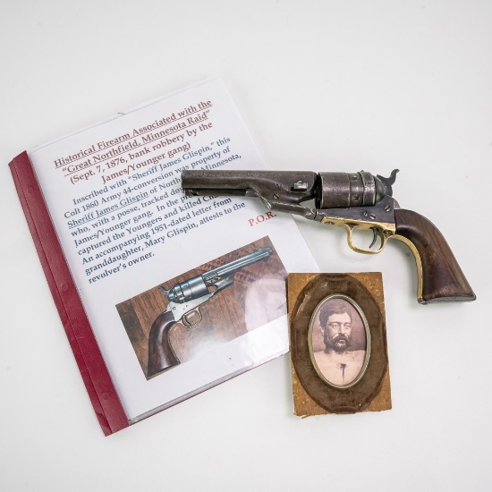 Historic Sheriff James Glispin Colt Revolver