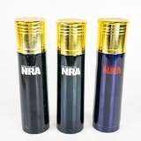 (3) Friends of the NRA Shot Gun Shell Thermos'