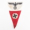 WWII German Army Sports Shirt Eagle, Flag Pennant