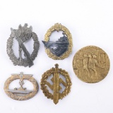 WWII German Badge Lot-Navy U-boat, Lusitania