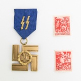 WWII German SS 25 Yr Long Service Medal-Modern