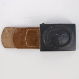 WWII German Luftwaffe EM Belt Buckle With 1942 Tab