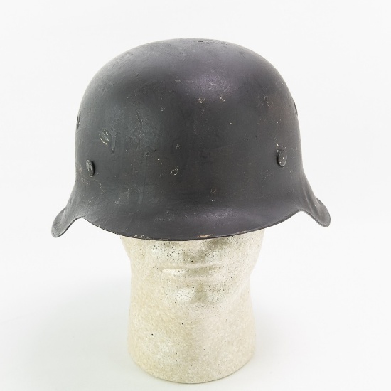 WWII German M-42 Helmet-Midnight Camo W/ Liner