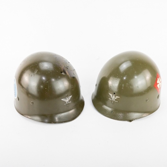 Post WWII US Army Colonel M1 Helmet Liner Lot