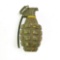 WWII US MK II HE Grenade W/ Yellow Over Paint