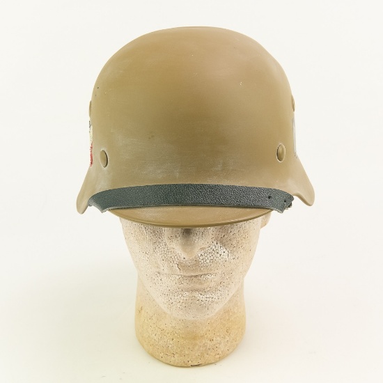 WWII German Afrika Korps Helmet-West German Remake