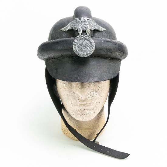 WWII German NSKK 1st Pattern Crash Helmet