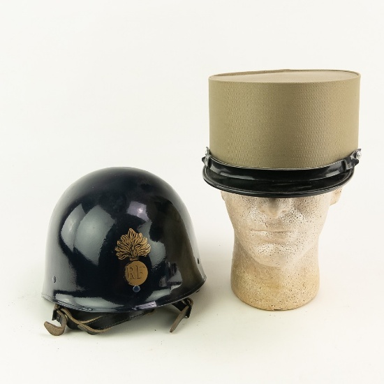 French Military Police Helmet / Foreign Legion Hat