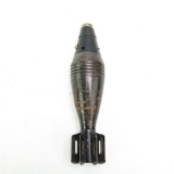 WWII US 60MM Mortar Round Shell-Dated 1942 Inert