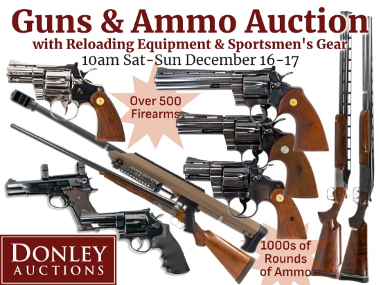 600 Firearms on Saturday - Ammo on Sunday!
