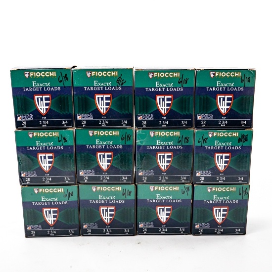 325rds Fiocchi Exacta 28g 2.75' 9 Ammunition