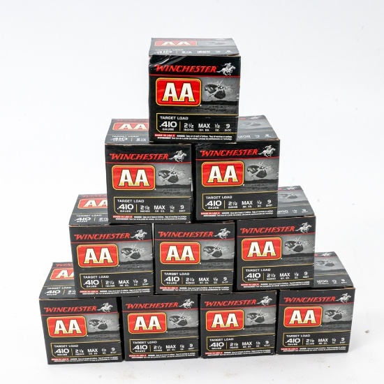 250RDS Winchester AA 2.5" 9 410 Ammunition