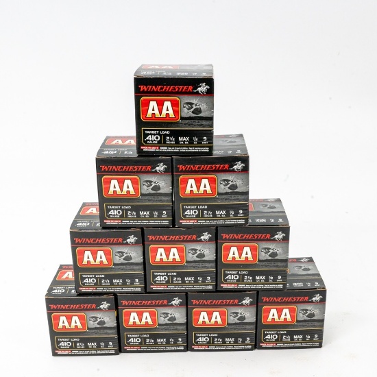 250RDS Winchester AA 2.5" 9 410 Ammunition