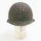 WWII US Army 4th Division Officer Painted Helmet