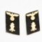 WWII German NSDAP Leaders Collar Tab Set