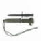 West German Army M-7 Bayonet W/US M8A1 Scabbard