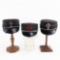 Vintage Knights Templar Visor Cap Hat Lot (3) Frat