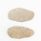 2 Native American Stone Scrapers