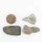 Native American Stone Tools 4 Pc