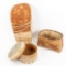 3 Woodland Birchbark Baskets