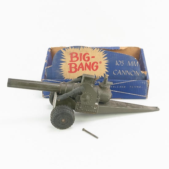 Vintage 1950s Big Bang 105mm Cannon In Box