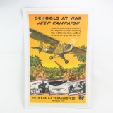 Original WWII US Flying Jeep Piper Cub L-4 Poster
