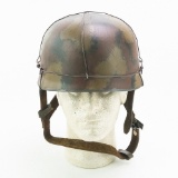 WWII German Camo Wire Paratrooper Helmet Repop