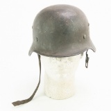 WWII German Army M35 Single Decal Helmet-Named