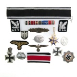WWII German Knight's Cross, SS Tabs - 16