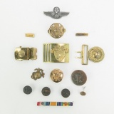 WWI WWII Buckle Collar Disc Wings Lot-West Point