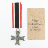 WWII German 1939 German War Merit Cross 2nd Class