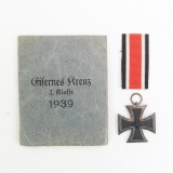 WWII German Iron Cross 2nd Class W/ Packet