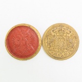 WWI Era Austrian Imperial Eagle Document Seal