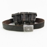 WWII German Army Belt & Buckle W/ K98 Pouch
