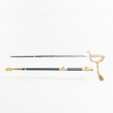 US Navy M1852 Officer Sword-H&H Marker,German Made