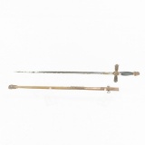 19th C Fraternal Odd Fellows IOOF Etched Sword