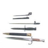 SKS Mauser Enfield Bayonet Lot-US British Yugoslav
