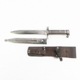 WWI Era Swedish M1896 Mauser Bayonet W/ Frog