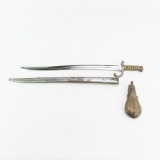 French M1866 Chassepot Bayonet-Brass Powder Flask