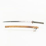 WWII Japanese Samurai Katana Sword-Signed