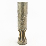 WWI US French 75mm Verdun Trench Art Shell
