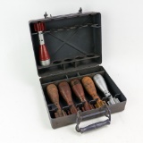 WWII German 5cm Mortar Rounds W/ Case (6)