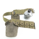 WWI WWII U M1903 Cartridge Belt,Canteen Rig